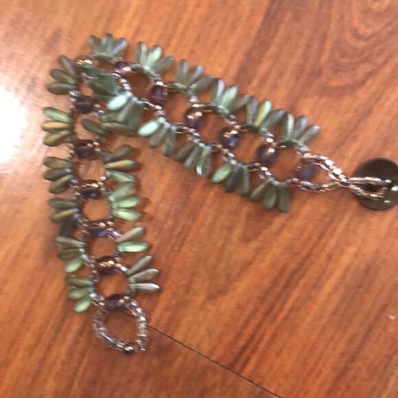 Gorgeous handmade glass bead bracelet. - Picture 8 of 8